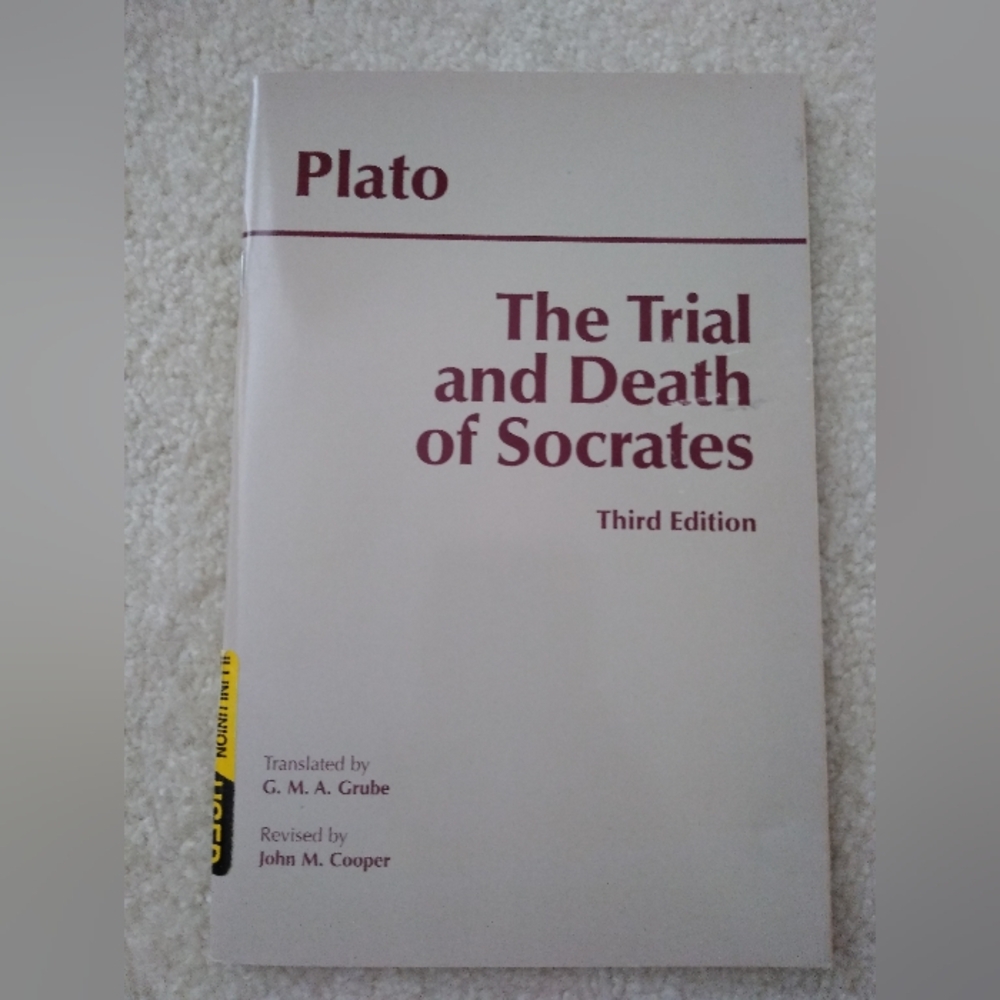 The Trial and Death of Socrates by Plato Book
